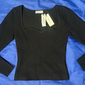 ARITZIA Sculpt Knit Sweetheart Longsleeve